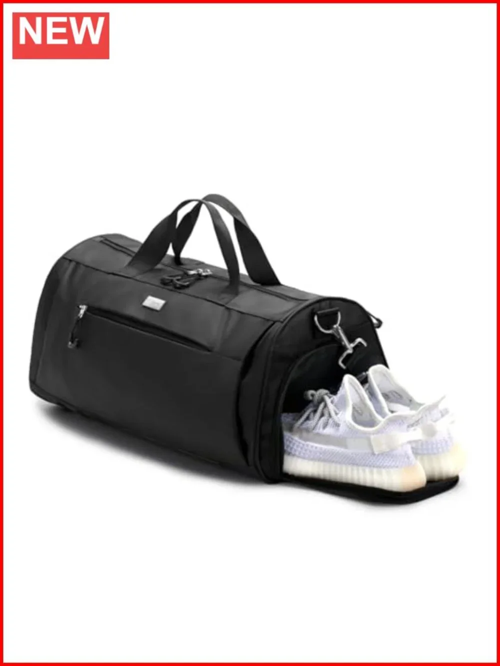 Unisex Duffel Bag with Shoe Compartment & Wet Pocket for Travel Sports Gym